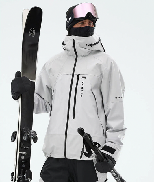 Oracle Veste de ski pour homme – Gris clair