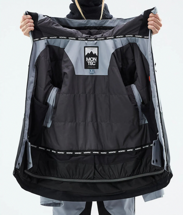 Moss W Veste de ski pour femme – Bleu doux / Noir