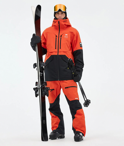 Arch Veste de ski pour homme – Orange / Noir